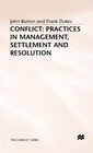 Conflict Practices in management settlement and resolution