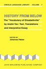 History from Below The Vocabulary of Elisabethville by Andre Yav  Texts Translation and Interpretive Essay