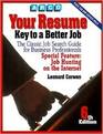 Your resume Key to a better job