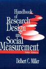 Handbook of Research Design and Social Measurement