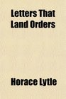 Letters That Land Orders
