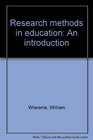 Research methods in education An introduction