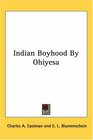 Indian Boyhood By Ohiyesa