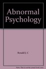 Abnormal Psychology Tenth Edition with Cases