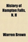 History of Hampton Falls N H