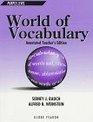 World of Vocabulary Purple Level