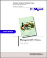Management by Menu Student Workbook