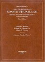 2004 Supplement to Cases and Materials on Constitutional Law Themes for the Constitution's Third Century Third Edition