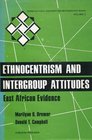 Ethnocentrism and Intergroup Attitudes East African Evidence