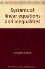 Systems of linear equations and inequalities