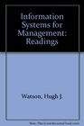 Information Systems for Management A Book of Readings
