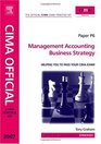 CIMA Exam Practice Kit Paper P6 Management Accounting Business Strategy 2007