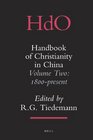 Handbook of Christianity in China
