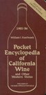Pocket Encyclopedia of California Wine  Other Western States