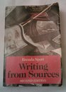 Writing from sources