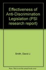 Effectiveness of AntiDiscrimination Legislation