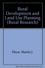 Rural Development and Land Use Planning