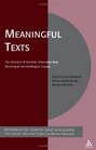 Meaningful Texts The Extraction of Semantic Information from Monolingual and Multilingual Corpora