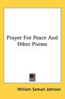 Prayer For Peace And Other Poems