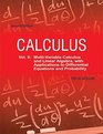 Calculus Volume Ii 2Nd Ed
