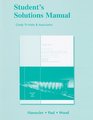 Student Solutions Manual for Introductory Mathematical Analysis for Business Economics and the Life and Social Sciences