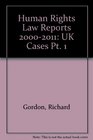 Human Rights Law Reports 20002009 UK Cases Pt 1