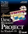 Using Microsoft Project for Windows 95