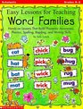 Easy Lessons for Teaching Word Families (Grades K-2)