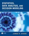 Statistics Data Analysis  Decision Modeling