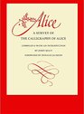 Alice A Survey of Her Calligraphy