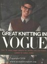 Great knitting in Vogue