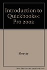 Introduction to QuickBooks Pro 2002