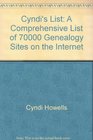 Cyndi's List A Comprehensive List of 70000 Genealogy Sites on the Internet