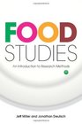 Food Studies An Introduction to Research Methods