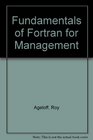 Fundamentals of Fortran for Management