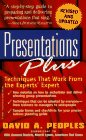 Presentations Plus David Peoples' Proven Techniques