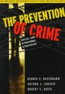 The Prevention of Crime Social and Situational Strategies