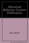 Abnormal Behavior Custom Publication