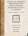 Manual De Normas Y Procedimientos Para La Bateria Neuropsicologia