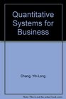 Qsb Quantitative Systems for Business Plus/Book and 2 Disks