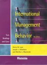 International Management Behavior Text Readings and Cases