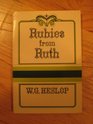 Rubies from Ruth