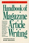 Handbook of Magazine ARticle Writing