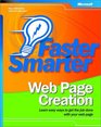 Faster Smarter Web Page Creation