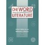 One World of Literature