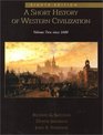 A Short History of Western Civilization Vol II