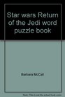 Star wars Return of the Jedi word puzzle book