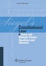 Siegels Constitutional Law Essay Multiple Choice Quest Answe 2009