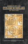 Directory of Punjab Scholars in Britain