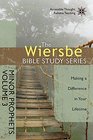 The Wiersbe Bible Study Series Minor Prophets Vol 3 Making a Difference in Your Lifetime